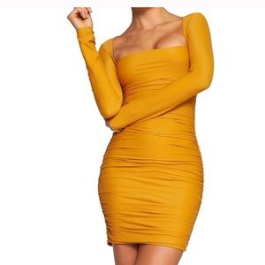 black ribbed mini dress long sleeve Black Ribbed Mini Dress